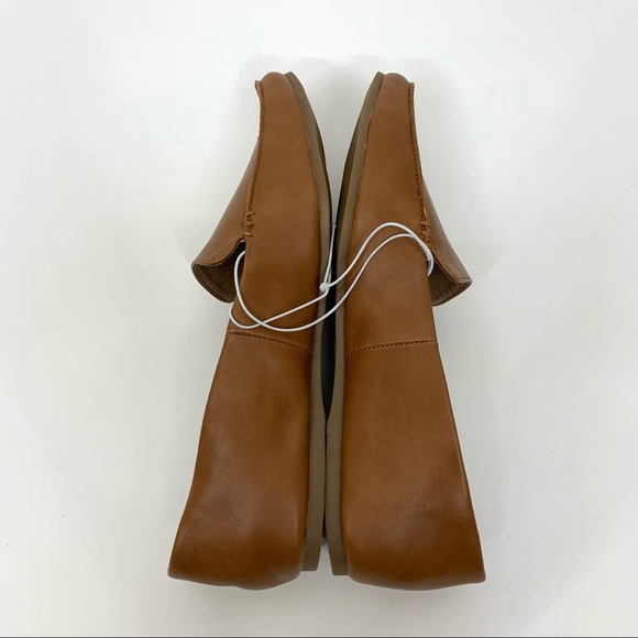 A New Day Micah Cognac Brown Faux Leather Almond Toe Loafers New Nwt Multi Sizes - Picture 5 of 14